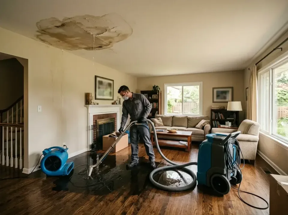 attic-pipe-burst-ceiling-drip-008 — frequently asked questions, Water Damage Restoration & Carpet Care in Zimmerman, MN